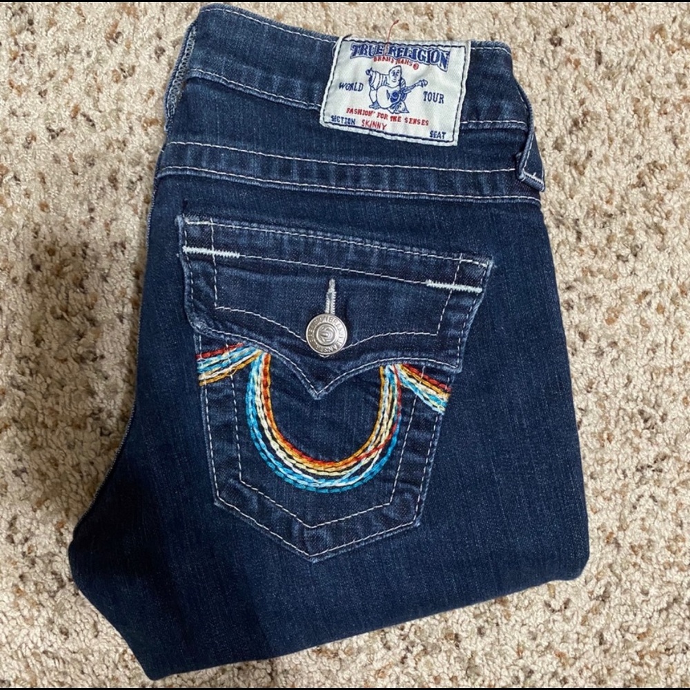 Size 25 True Religion Skinny Jeans